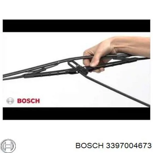 3397004673 Bosch limpiaparabrisas de luna delantera conductor