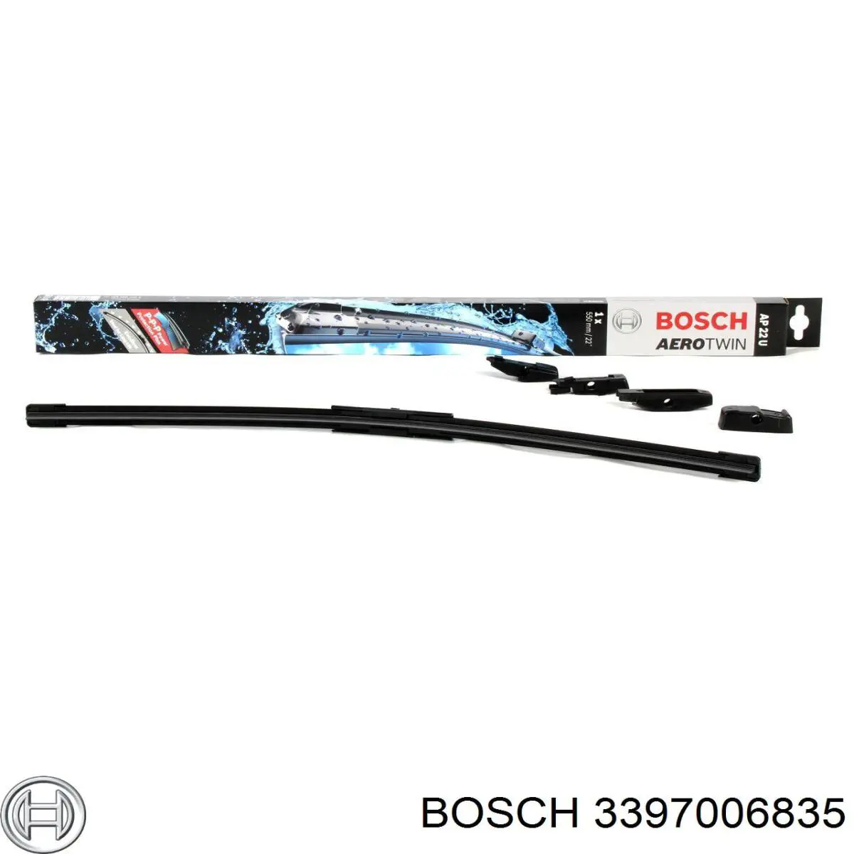 3397006835 Bosch limpiaparabrisas de luna delantera conductor