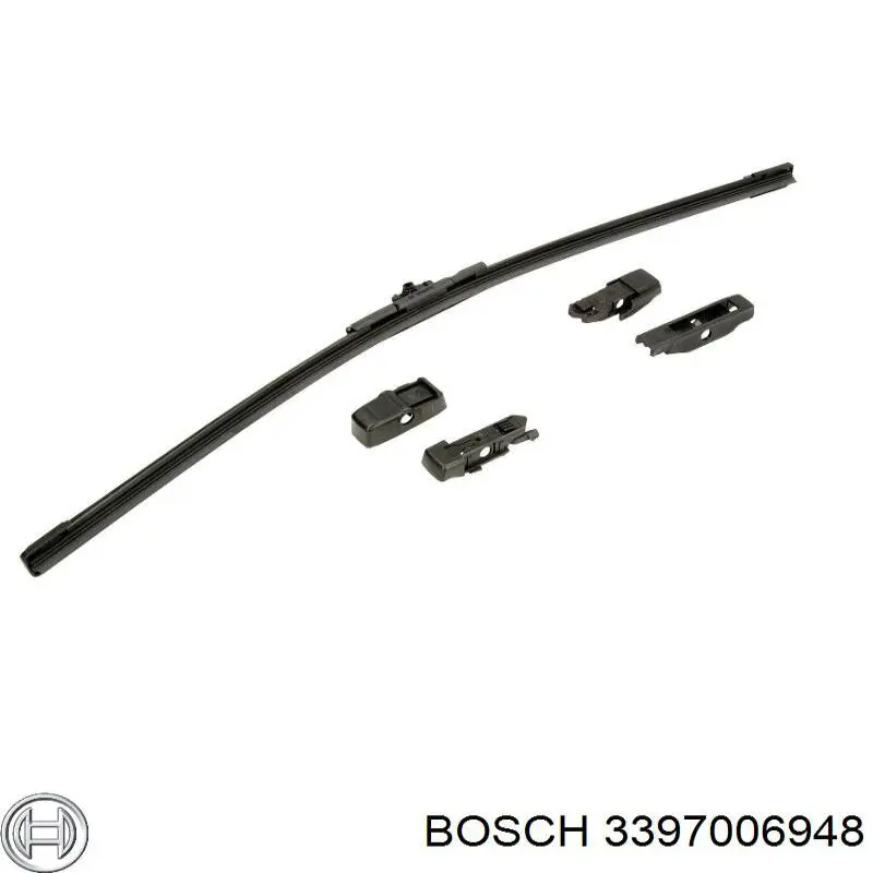 3397006948 Bosch limpiaparabrisas de luna delantera copiloto