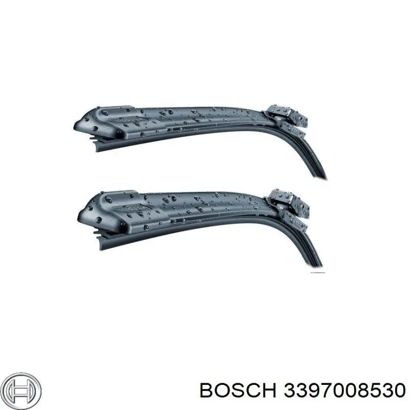 3397008530 Bosch limpiaparabrisas de luna delantera copiloto