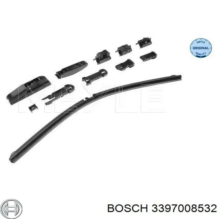 3397008532 Bosch limpiaparabrisas de luna delantera copiloto