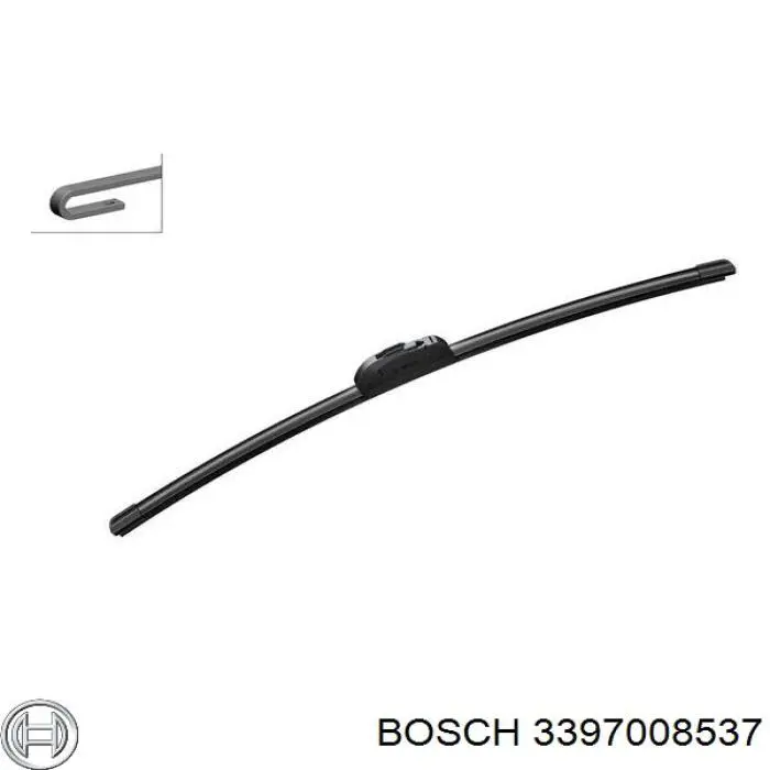 3397008537 Bosch limpiaparabrisas de luna delantera conductor