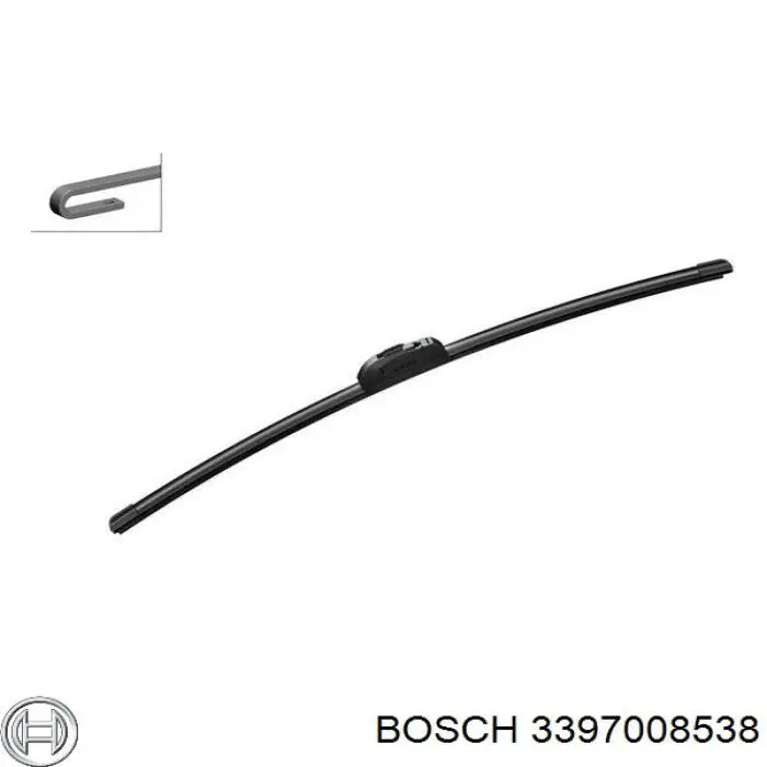 3397008538 Bosch limpiaparabrisas de luna delantera conductor