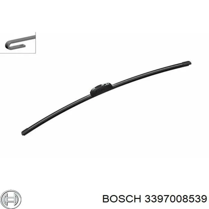 3397008539 Bosch limpiaparabrisas de luna delantera conductor