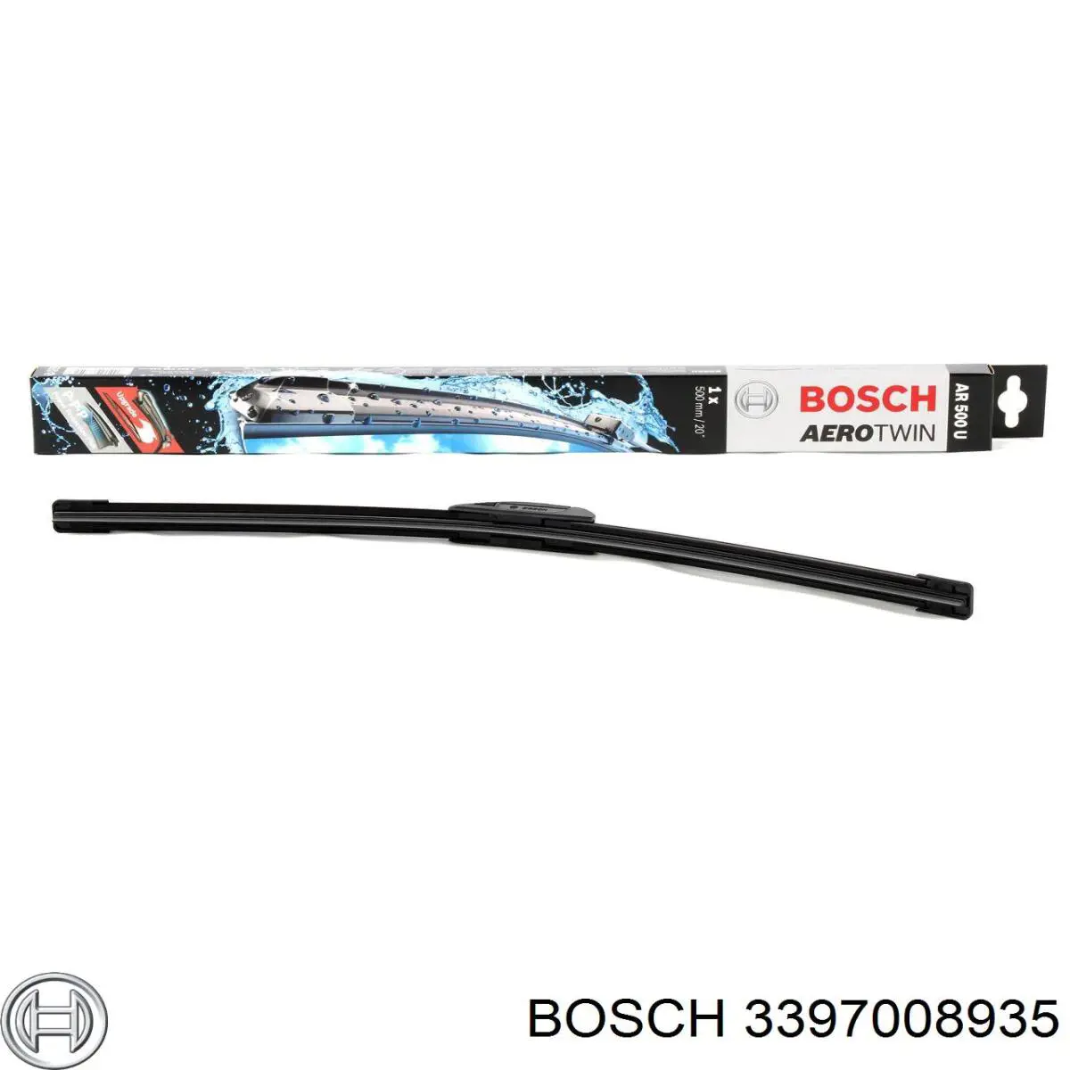 3 397 008 935 Bosch limpiaparabrisas de luna delantera copiloto