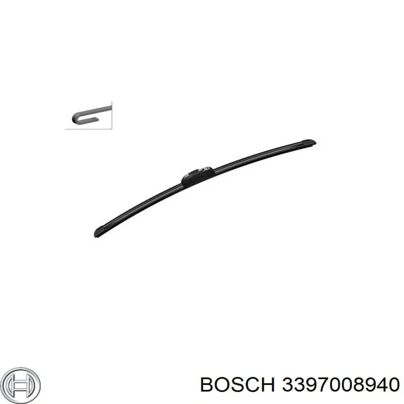 3397008940 Bosch limpiaparabrisas de luna delantera conductor