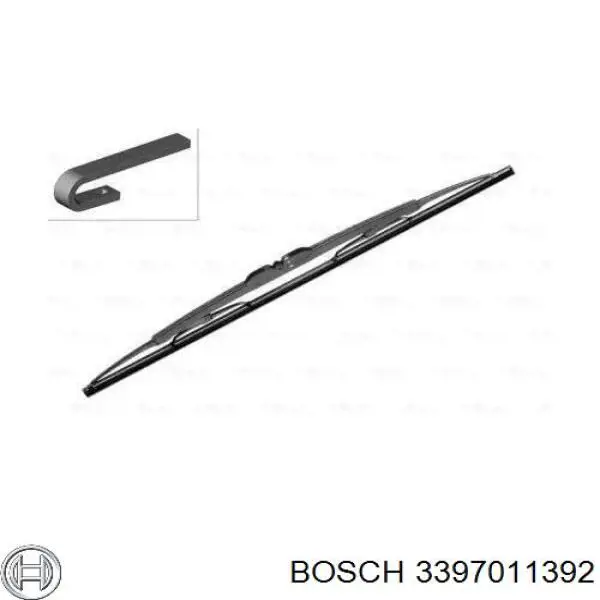 3 397 011 392 Bosch limpiaparabrisas de luna delantera copiloto