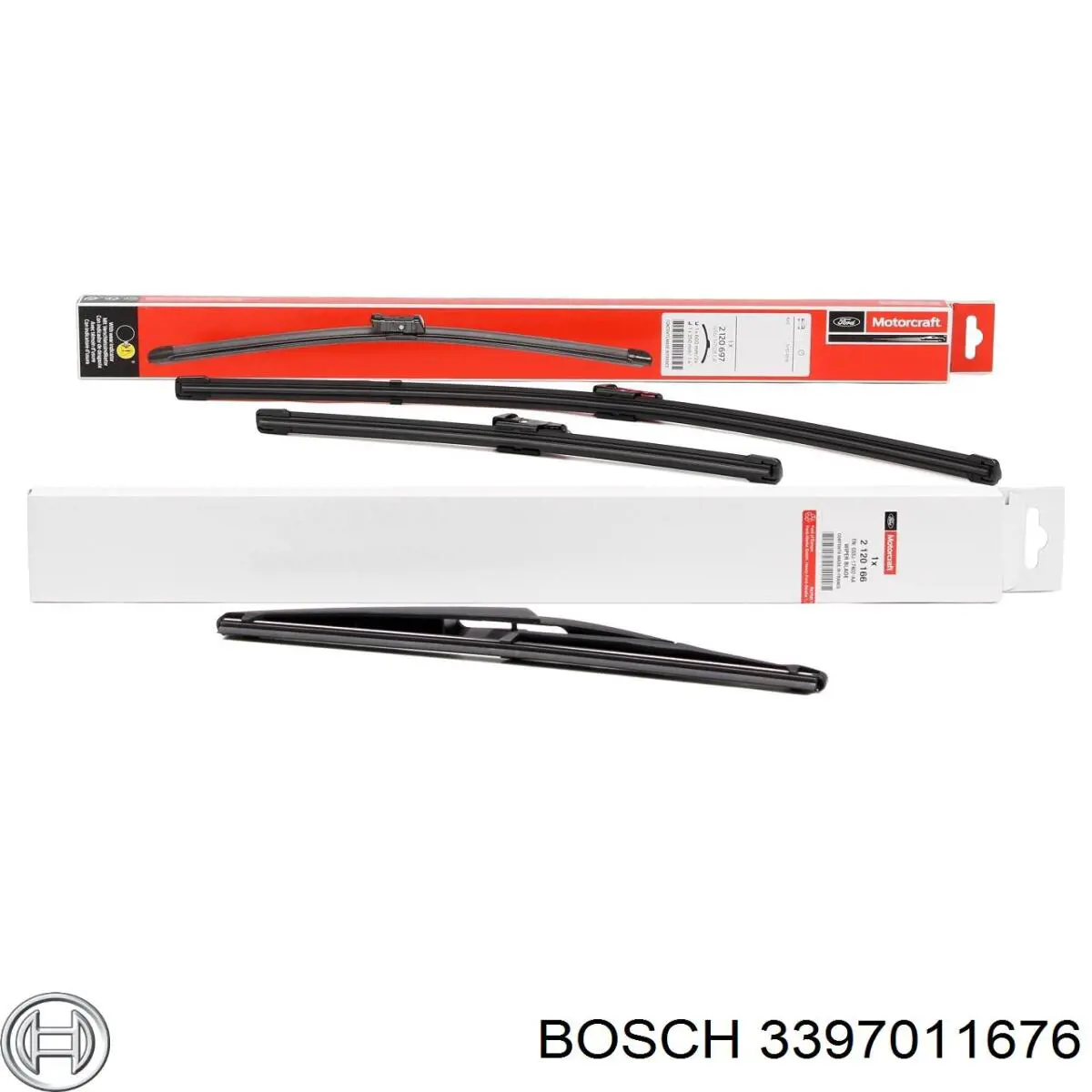 3 397 011 676 Bosch limpiaparabrisas de luna trasera