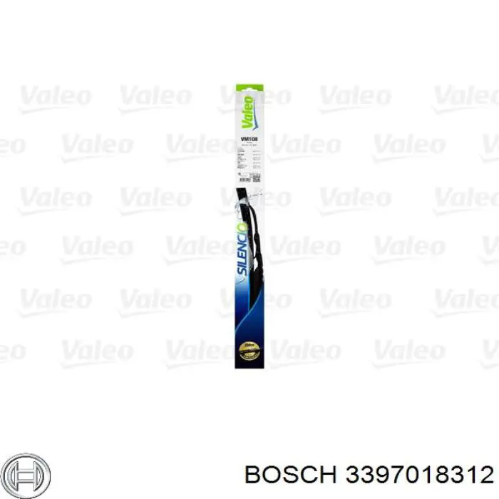 3397018312 Bosch limpiaparabrisas de luna delantera conductor