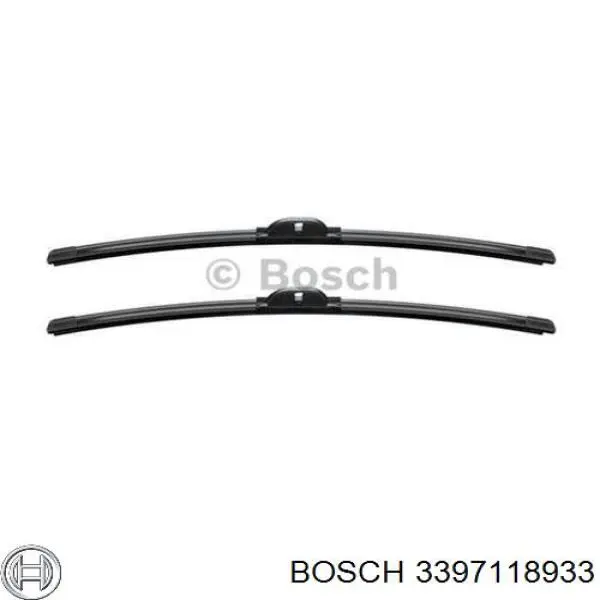 3397118933 Bosch juego de limpiaparabrisas de luna delantera, 2 piezas