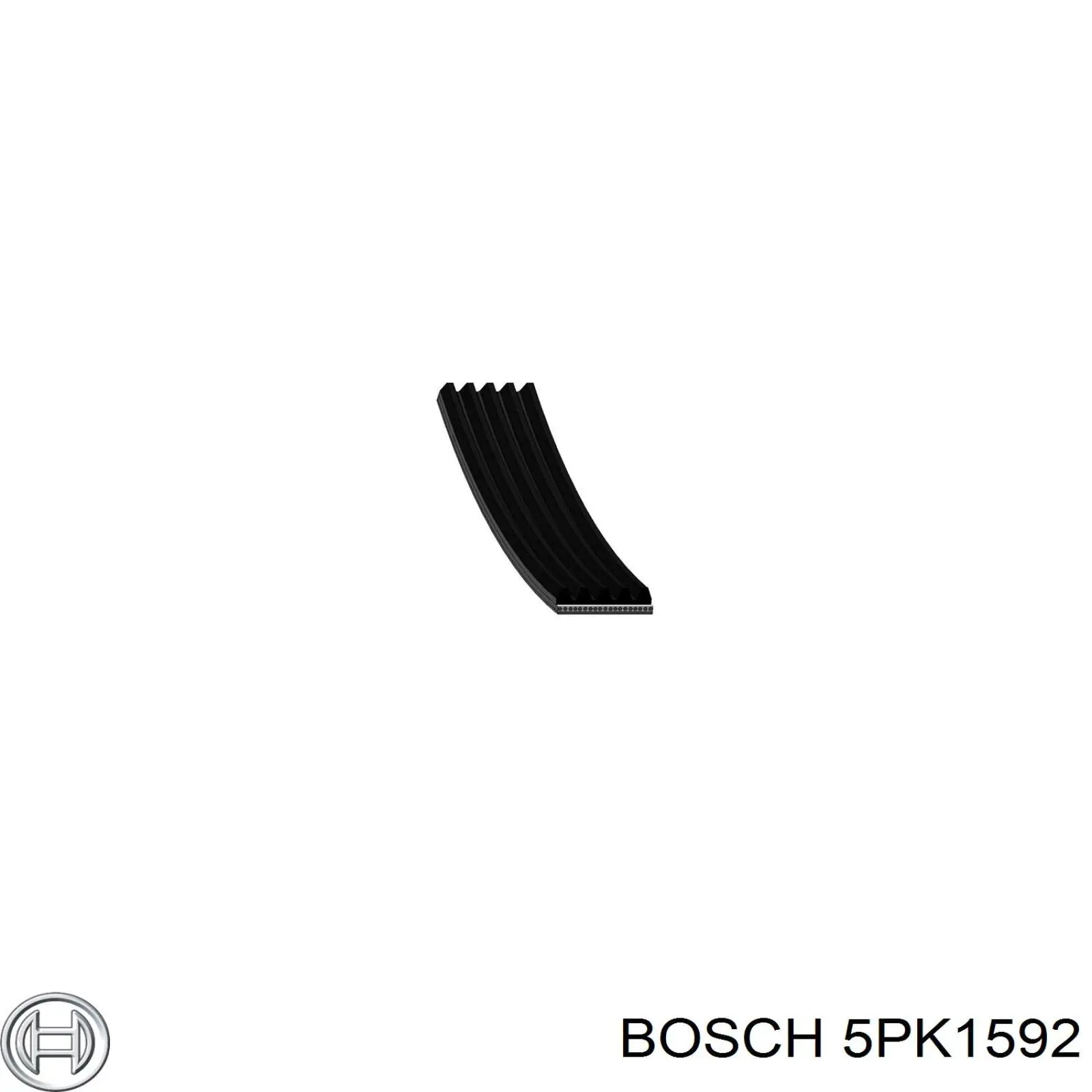 5PK1592 Bosch correa trapezoidal