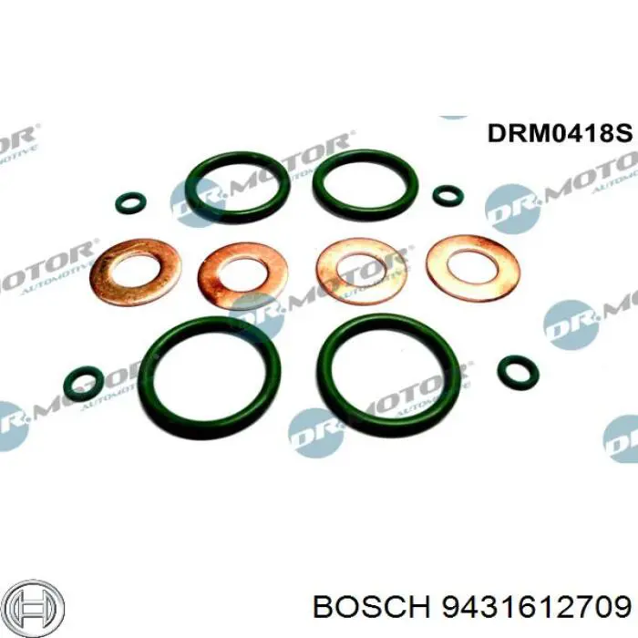 9431612709 Bosch junta anular, inyector