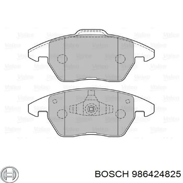 986424825 Bosch pastillas de freno delanteras