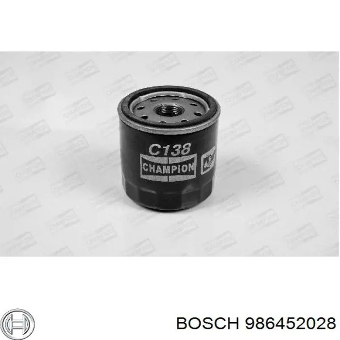 986452028 Bosch filtro de aceite