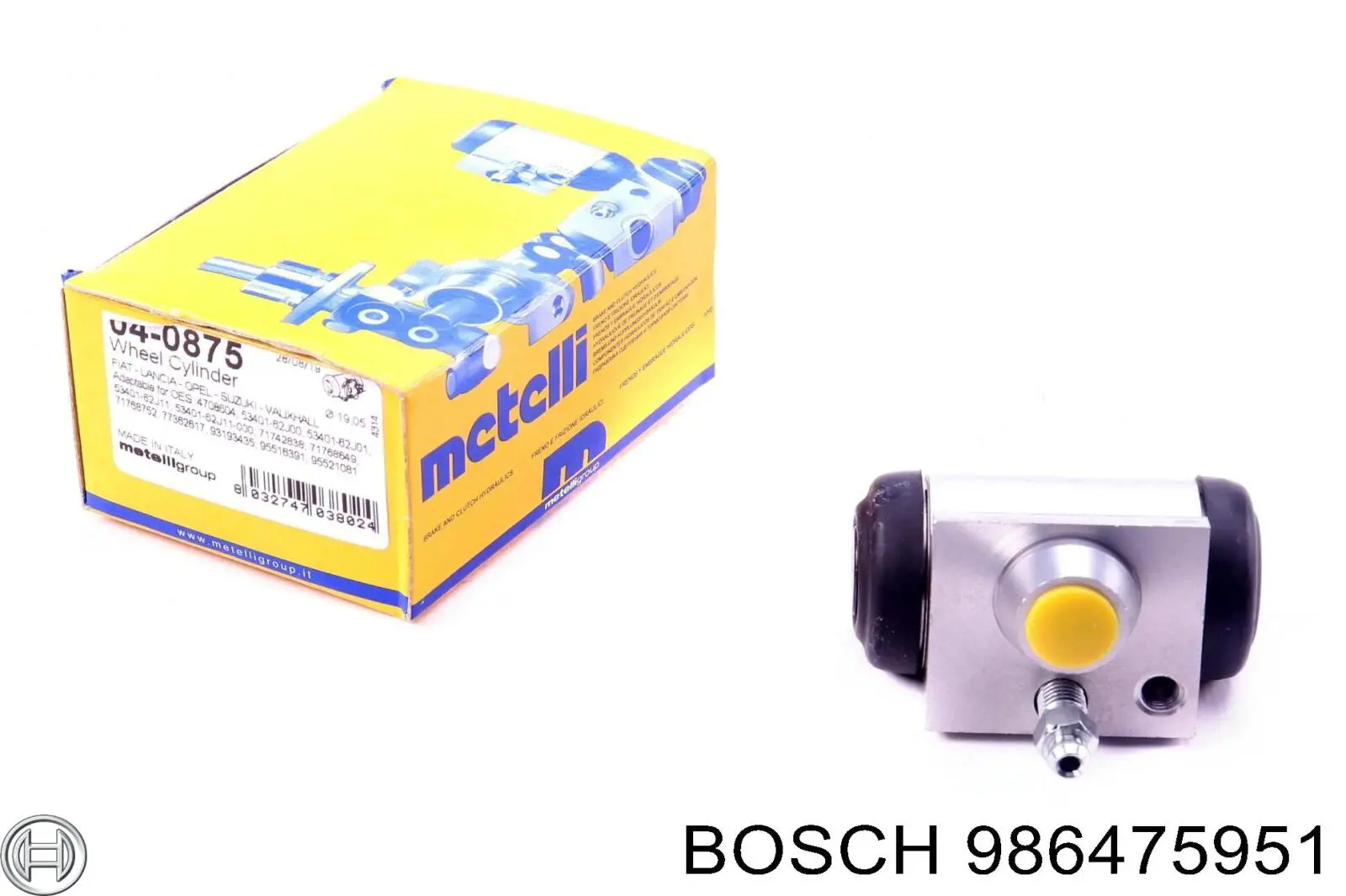 986475951 Bosch cilindro de freno de rueda trasero