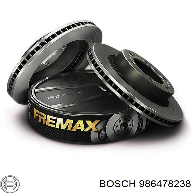 986478238 Bosch disco de freno trasero