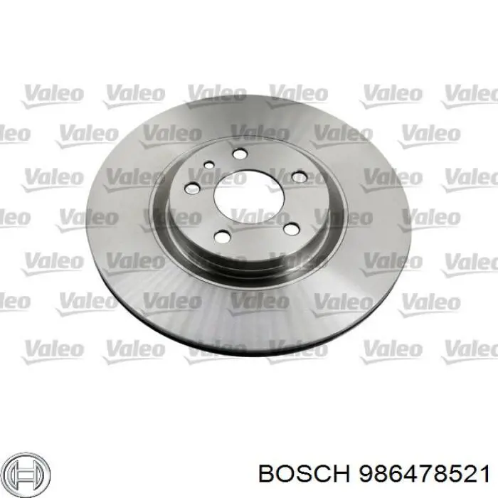 986478521 Bosch freno de disco delantero