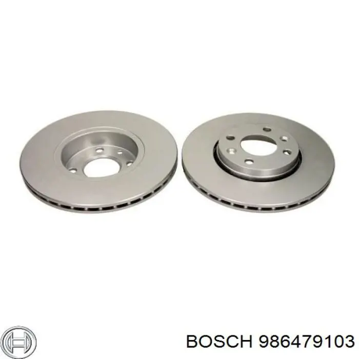 986479103 Bosch freno de disco delantero