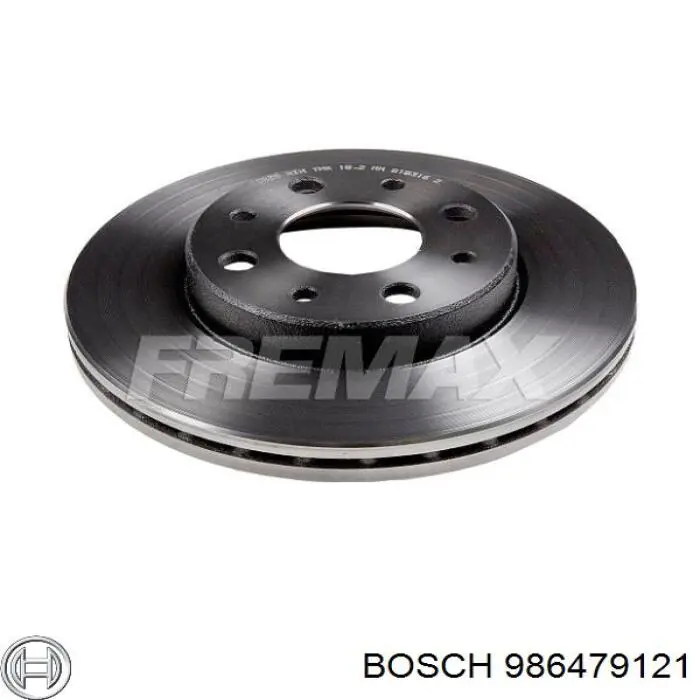 986479121 Bosch freno de disco delantero