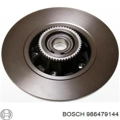 986479144 Bosch disco de freno trasero