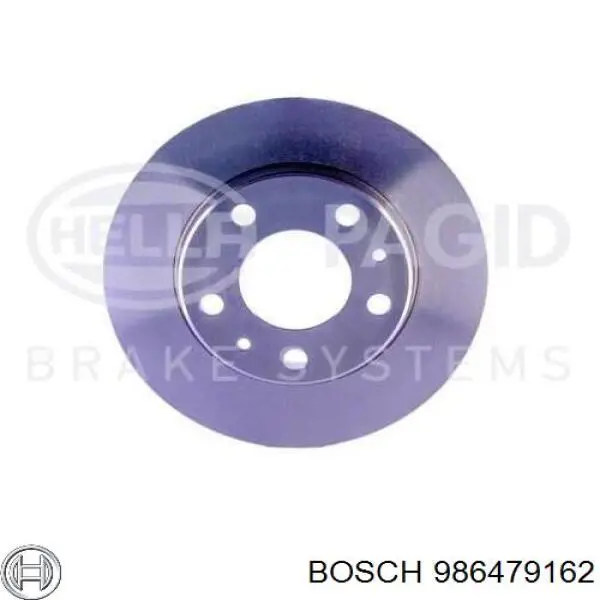 986479162 Bosch freno de disco delantero