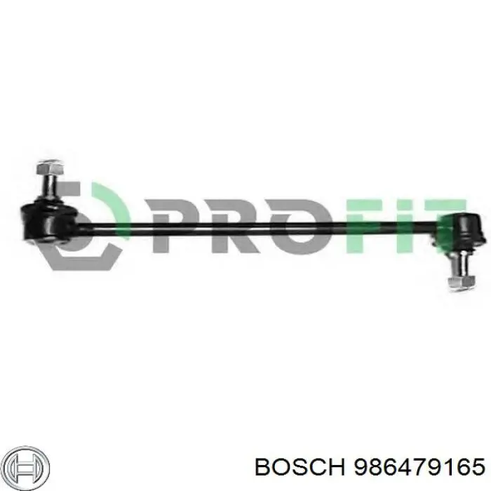 986479165 Bosch freno de disco delantero