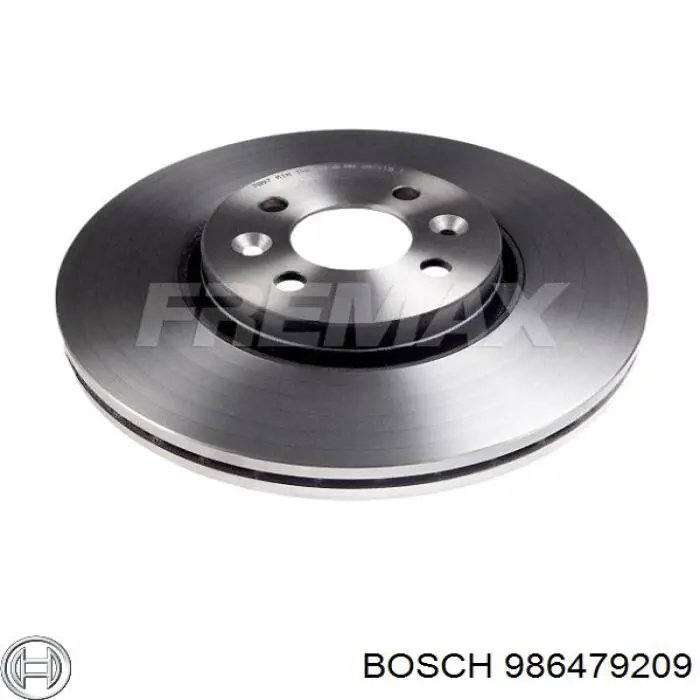 986479209 Bosch freno de disco delantero