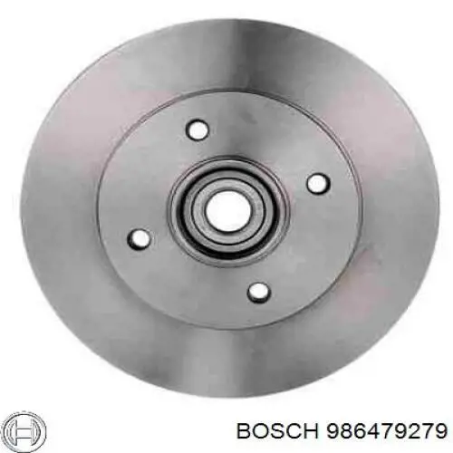 986479279 Bosch disco de freno trasero