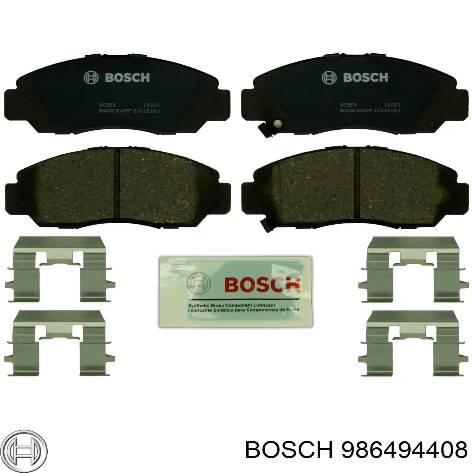 986494408 Bosch pastillas de freno delanteras