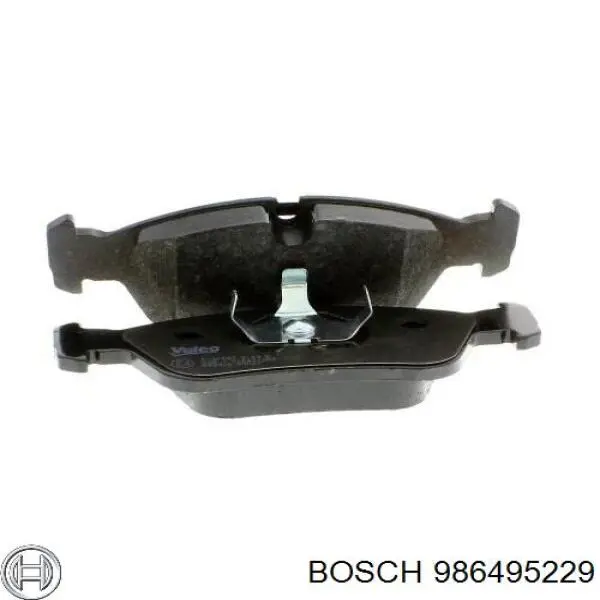 986495229 Bosch pastillas de freno delanteras