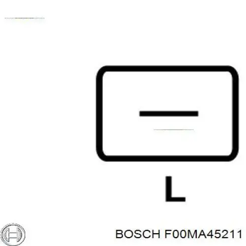 F00MA45211 Bosch regulador de rele del generador (rele de carga)