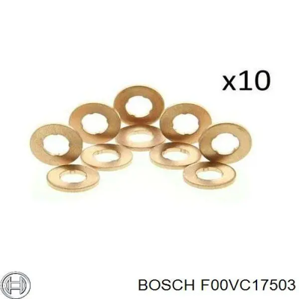 F00VC17503 Bosch junta anular, inyector