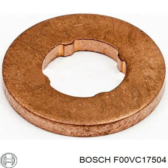 F00VC17504 Bosch junta anular, inyector