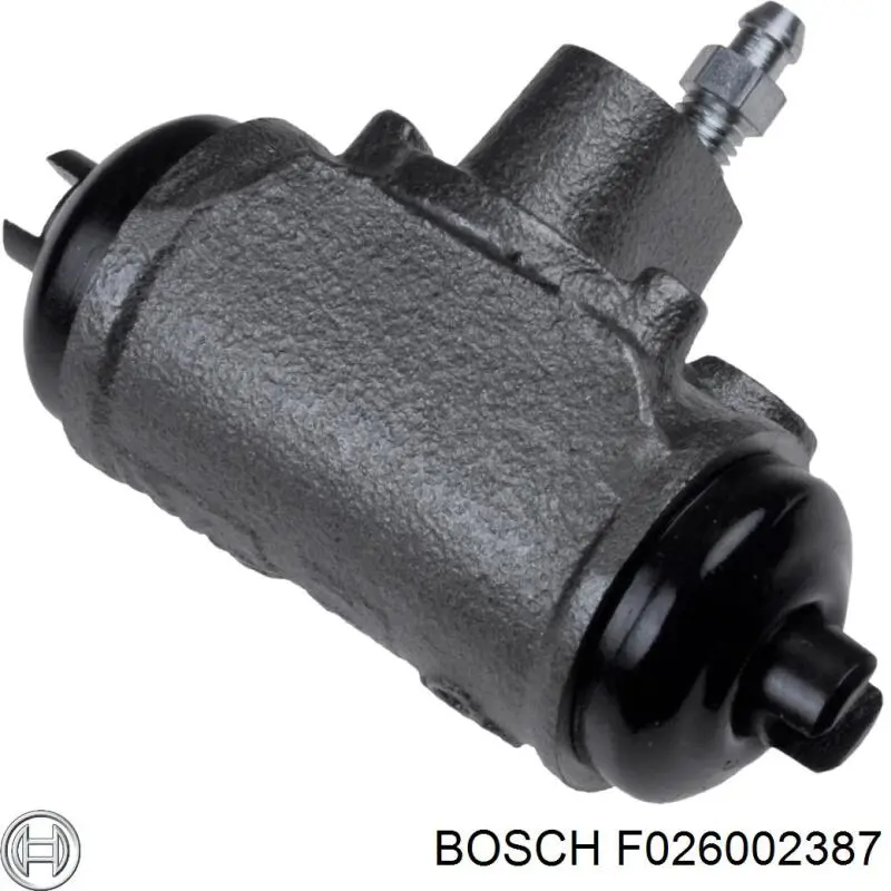 F 026 002 387 Bosch cilindro de freno de rueda trasero