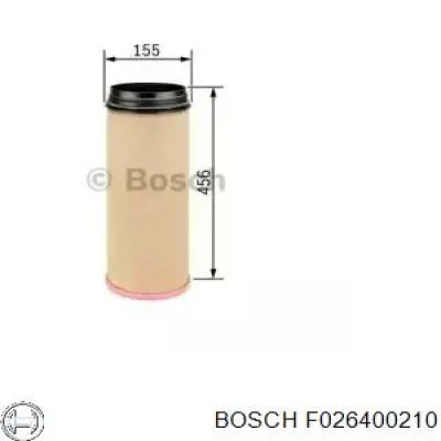 F026400210 Bosch filtro de aire