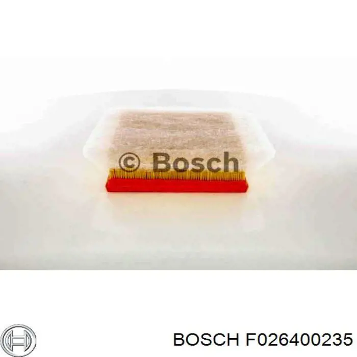 F 026 400 235 Bosch filtro de aire