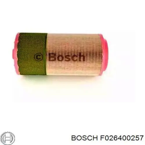 F 026 400 257 Bosch filtro de aire