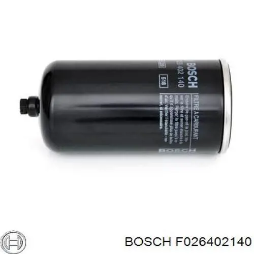 F026402140 Bosch filtro combustible