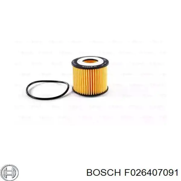 F026407091 Bosch filtro de aceite