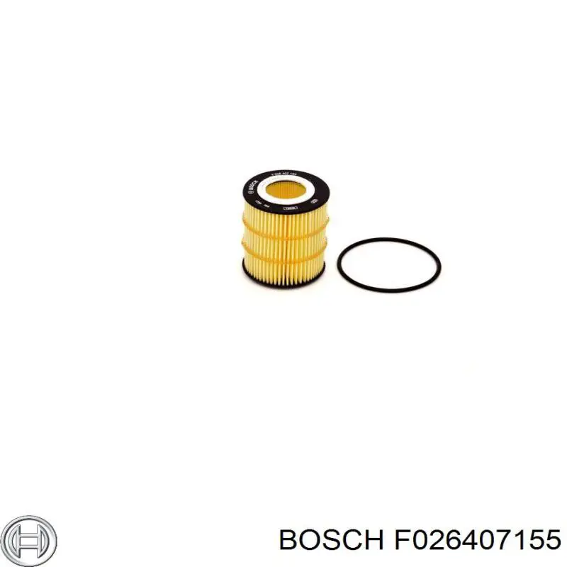 F 026 407 155 Bosch filtro de aceite