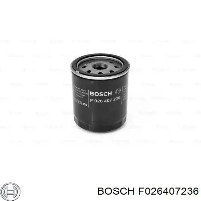 F026407236 Bosch filtro de aceite