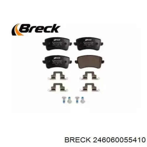 246060055410 Breck pastillas de freno traseras