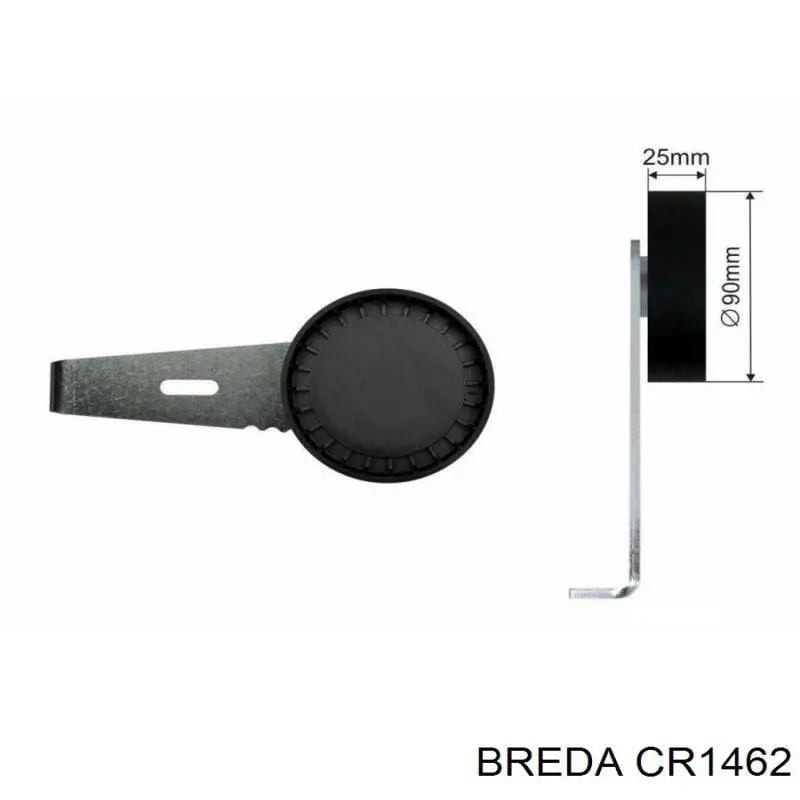 CR1462 Breda rodillo, correa trapecial poli v