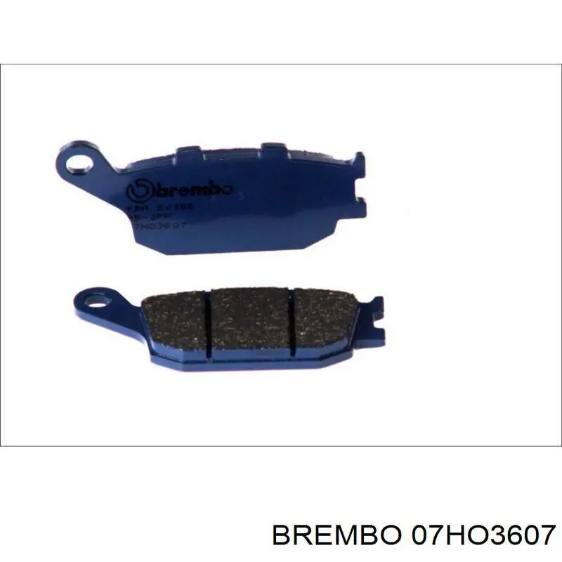 07HO3607 Brembo pastillas de freno traseras