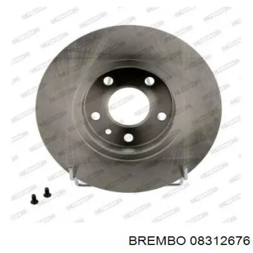 08.3126.76 Brembo disco de freno trasero