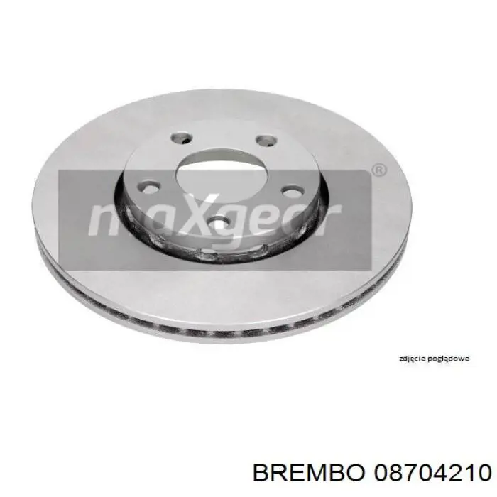 08704210 Brembo disco de freno trasero