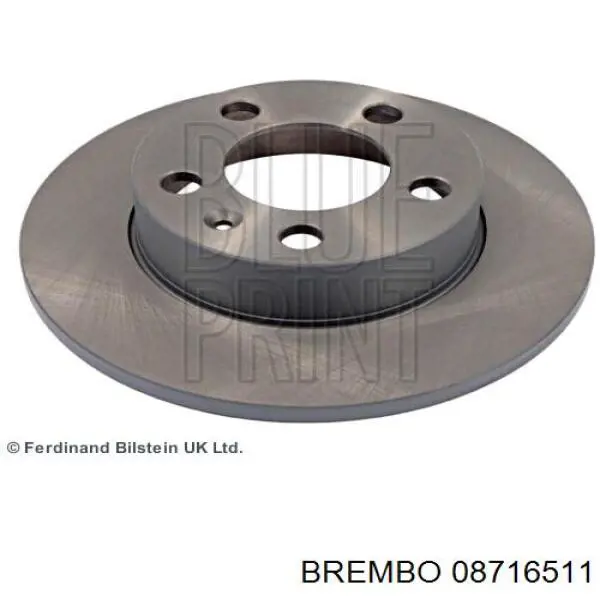 08.7165.11 Brembo disco de freno trasero