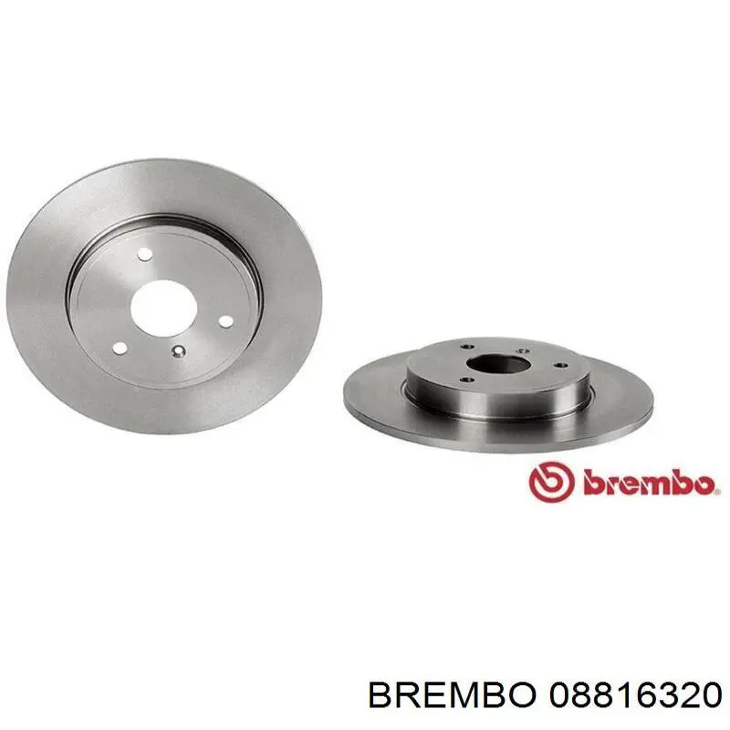 08.8163.20 Brembo freno de disco delantero