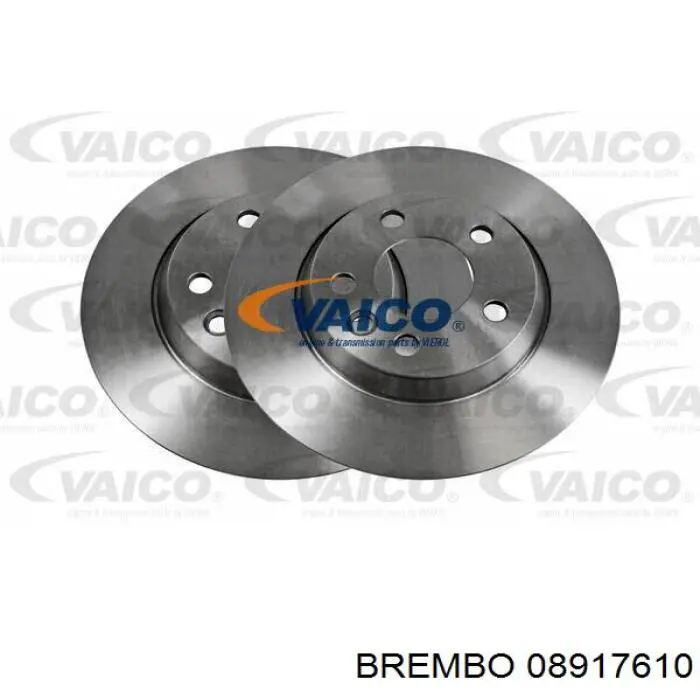 08917610 Brembo disco de freno trasero