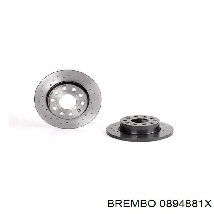 08.9488.1X Brembo disco de freno trasero